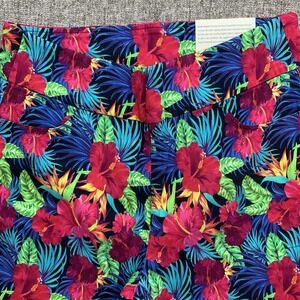 Soft Surroundings Women's Straight Ankle Leg Floral Stretch Pants Sz M 10-12 NWT